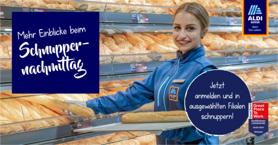 Event ALDI SUISSE Schnuppernachmittag Aldi - Lehre Detailhandel in Oerlikon ZH body
